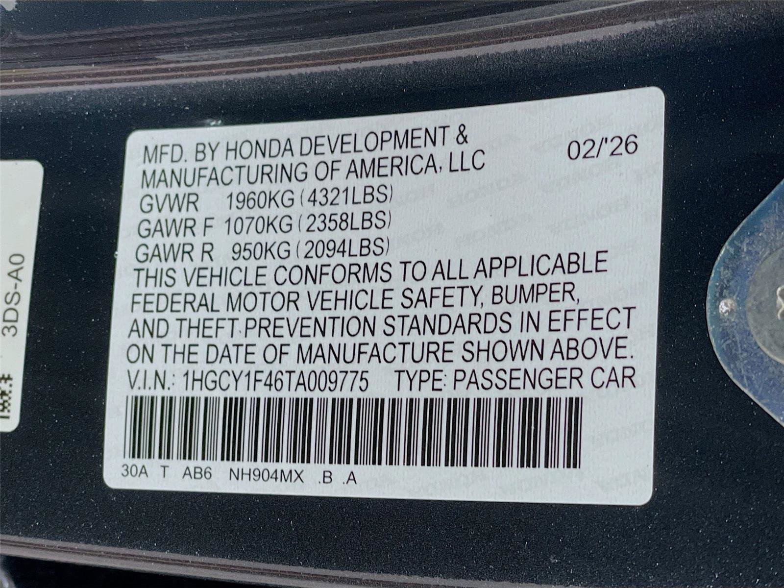 New 2026 Honda Accord SE image 22