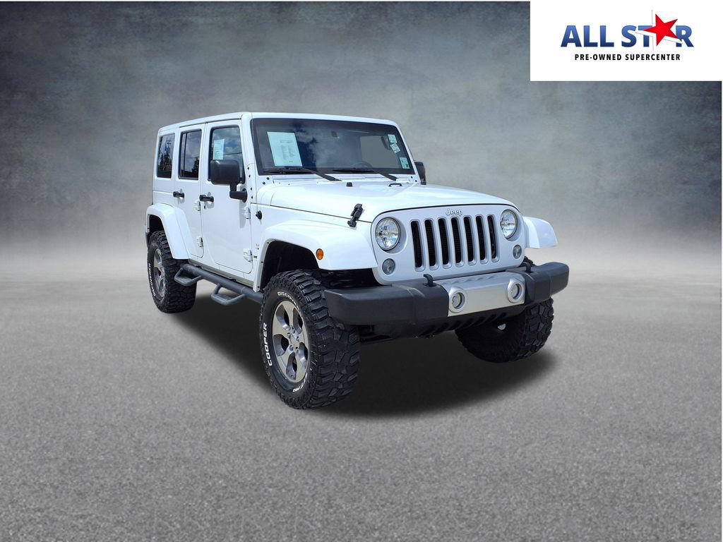 Used 2016 Jeep Wrangler Unlimited Sahara w/ Connectivity Group AWD/4WD image 1