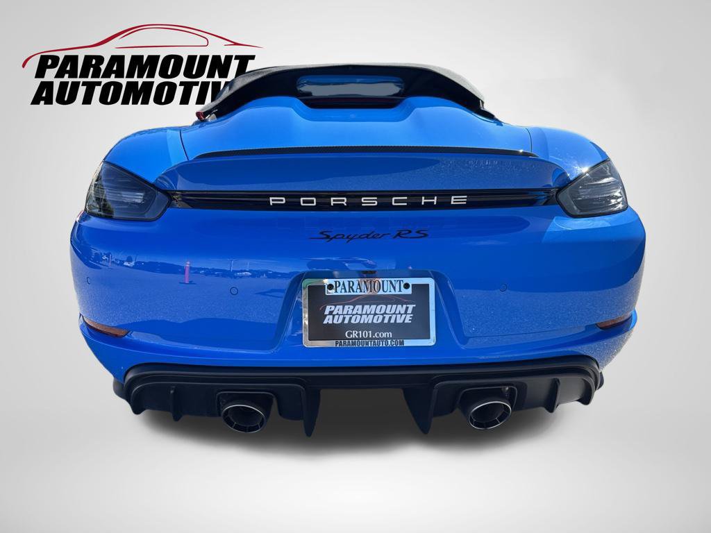 Used 2025 Porsche 718 Boxster Spyder RS w/ Weissach Package RWD image 11