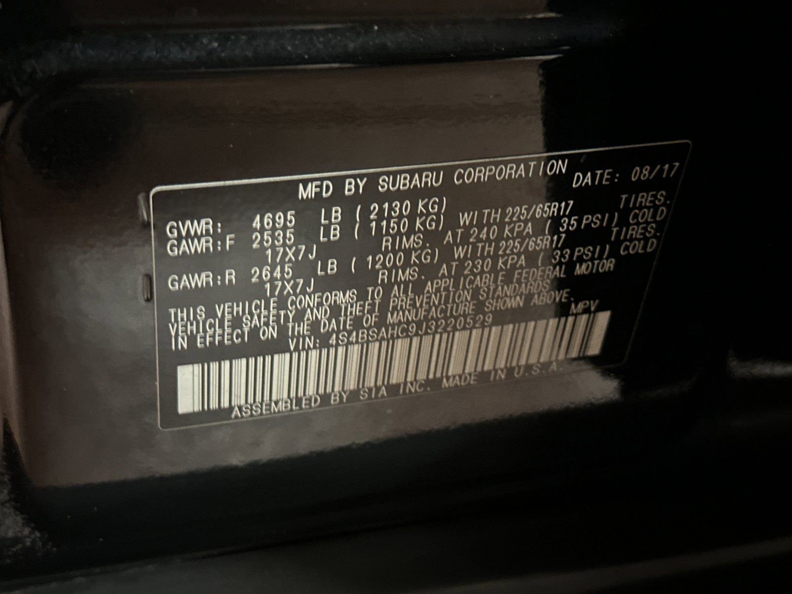 Used 2018 Subaru Outback 2.5i Premium image 27