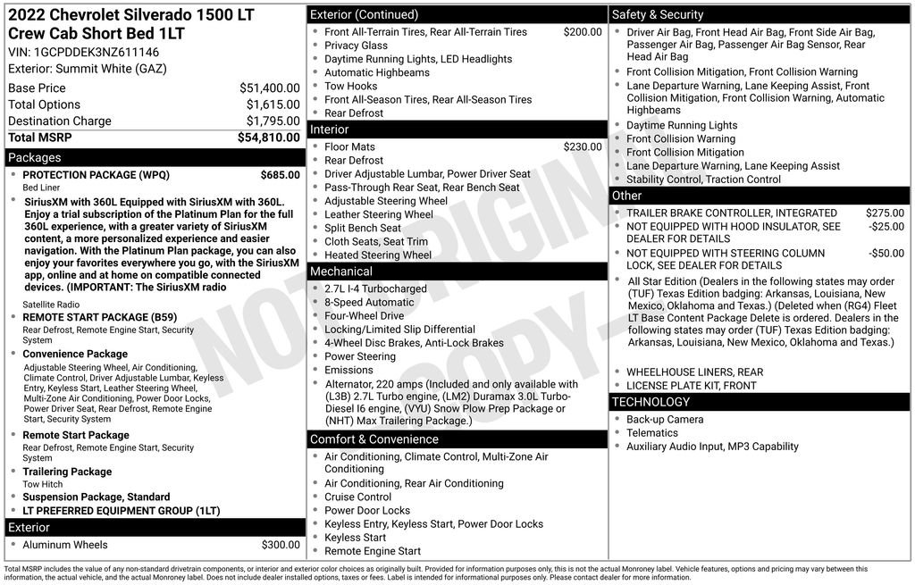 Certified 2022 Chevrolet Silverado 1500 LT w/ Protection Package AWD/4WD image 5