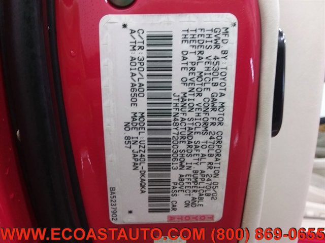 Used 2002 Lexus SC 430 Convertible image 22