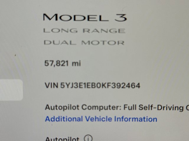 Used 2019 Tesla Model 3 Long Range AWD/4WD image 9