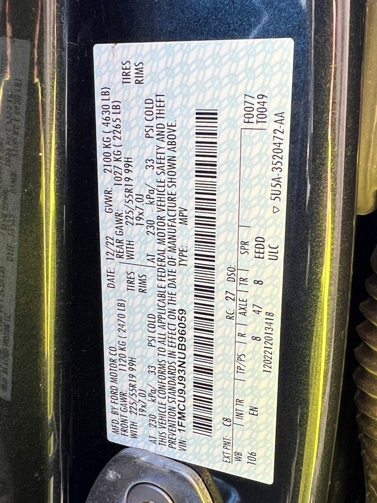 Used 2022 Ford Escape Titanium w/ Class II Trailer Tow Package image 29