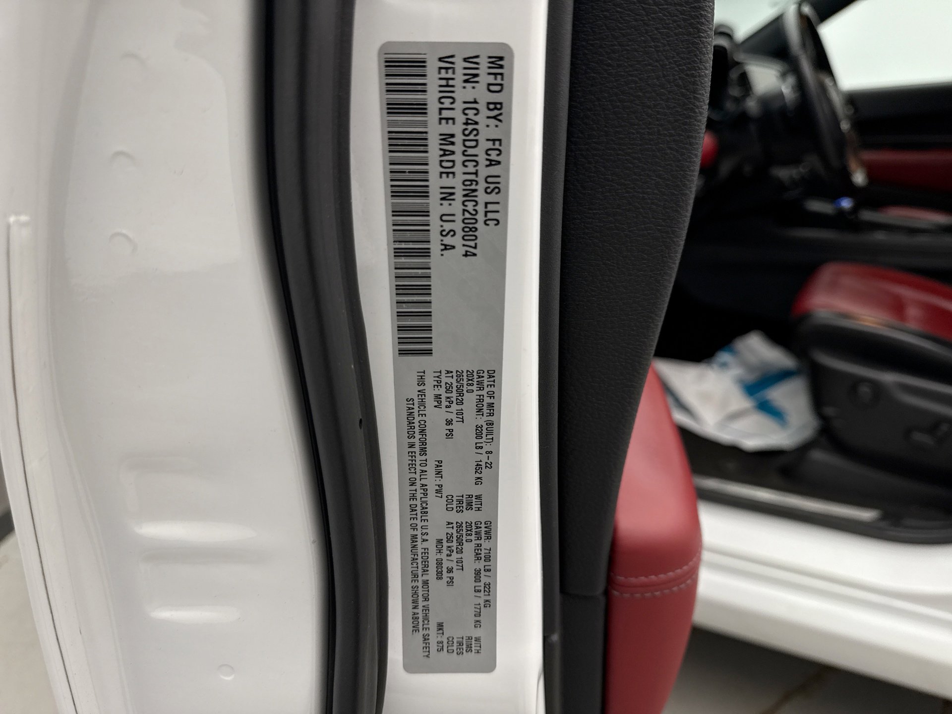 Used 2022 Dodge Durango R/T w/ Blacktop Package image 26