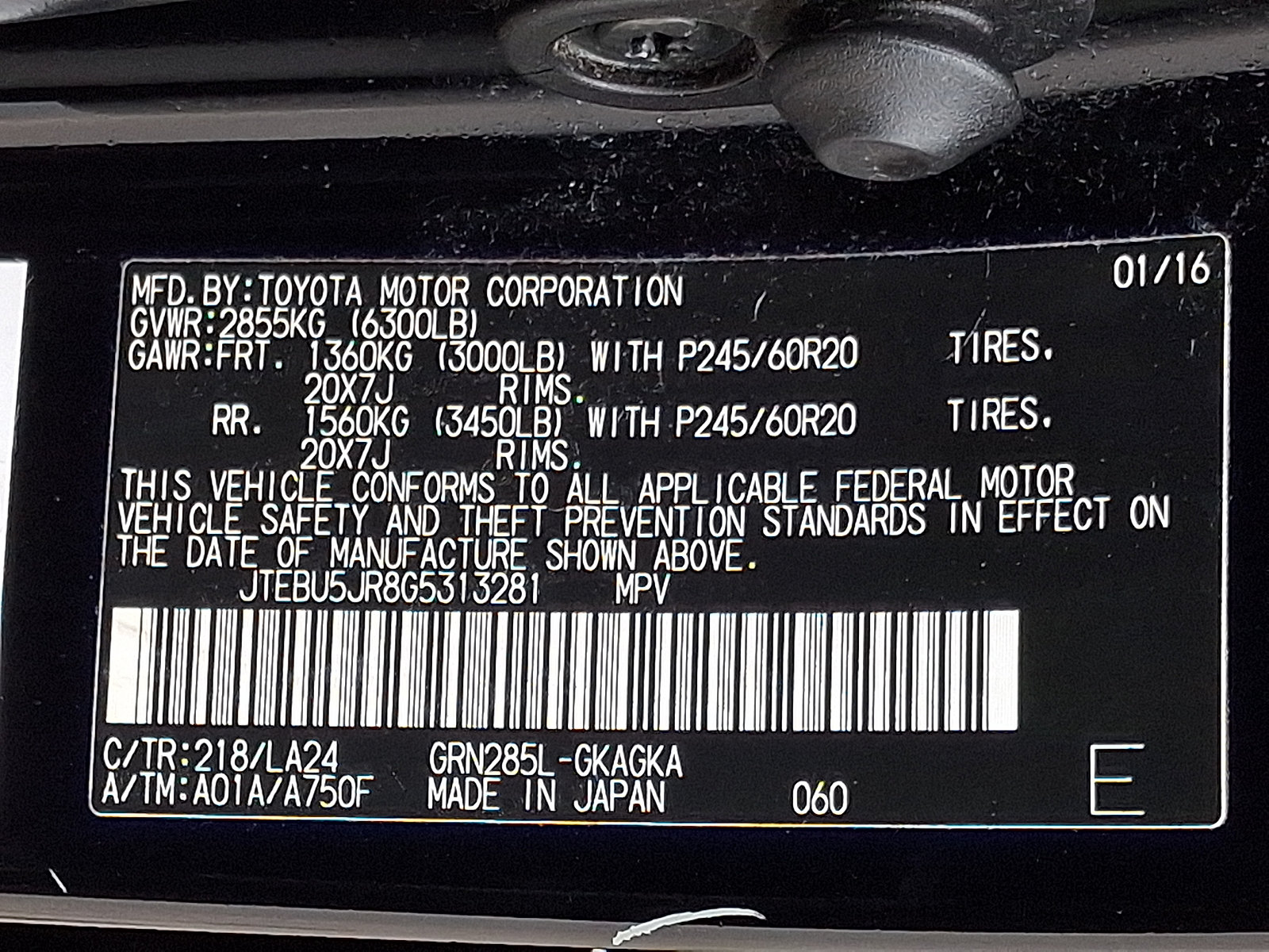Used 2016 Toyota 4Runner Limited AWD/4WD image 31
