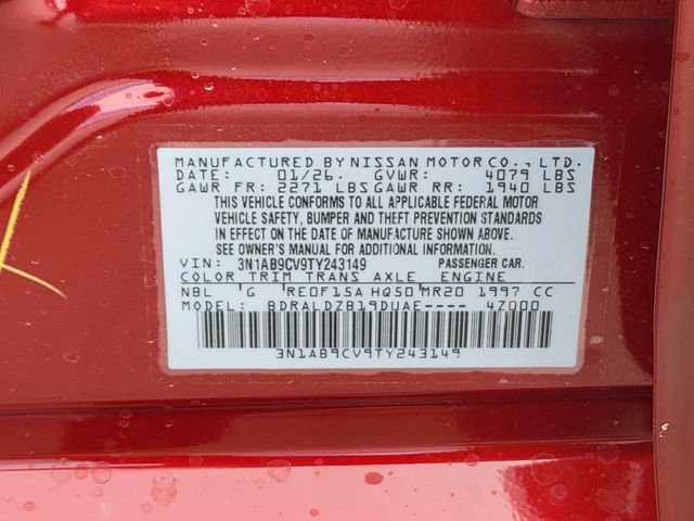 New 2026 Nissan Sentra SV image 11