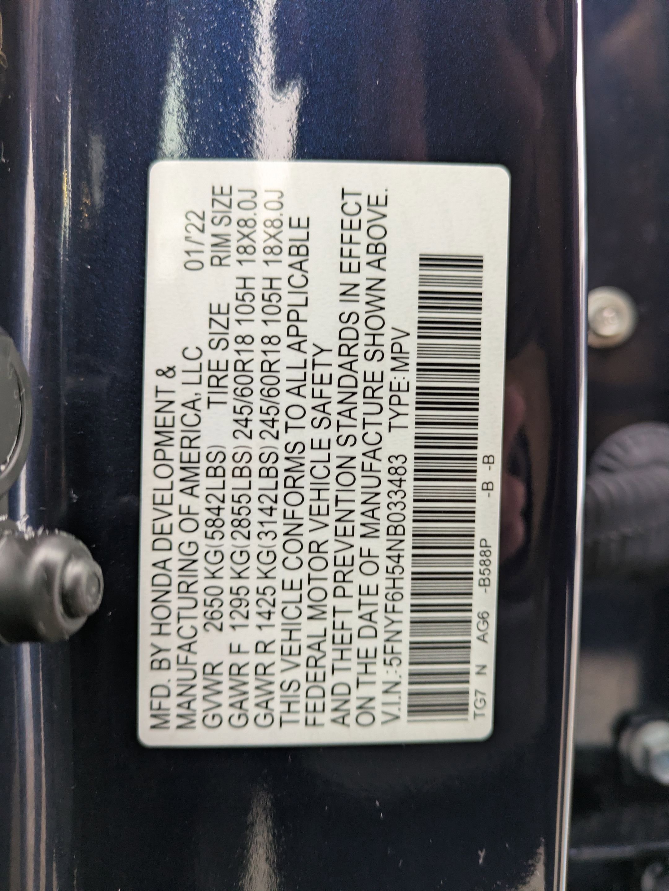 Certified 2022 Honda Pilot EX-L image 35