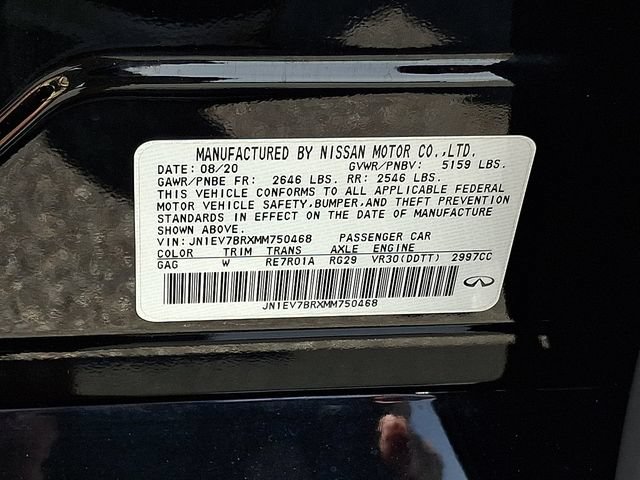Used 2021 INFINITI Q50 Luxe w/ All Weather Package AWD/4WD image 29