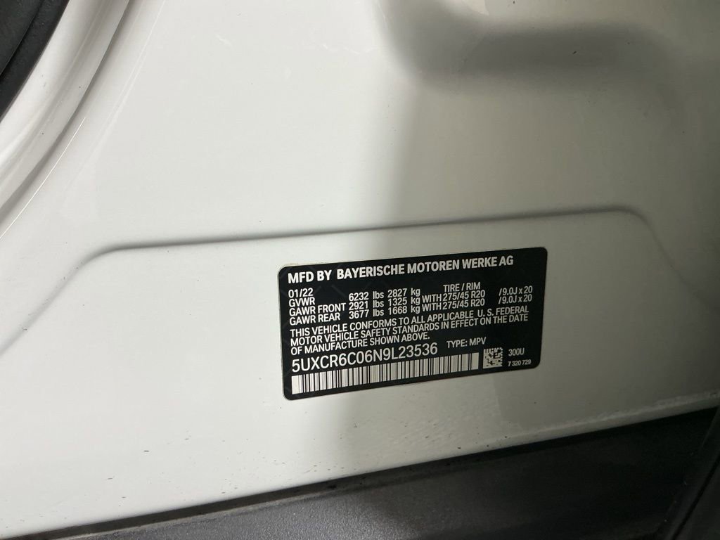 Certified 2022 BMW X5 xDrive40i w/ Parking Assistance Package AWD/4WD image 34
