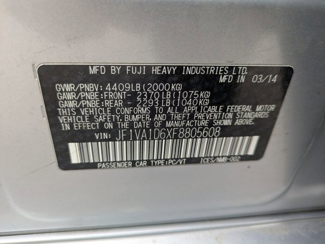 Used 2015 Subaru WRX Premium image 16