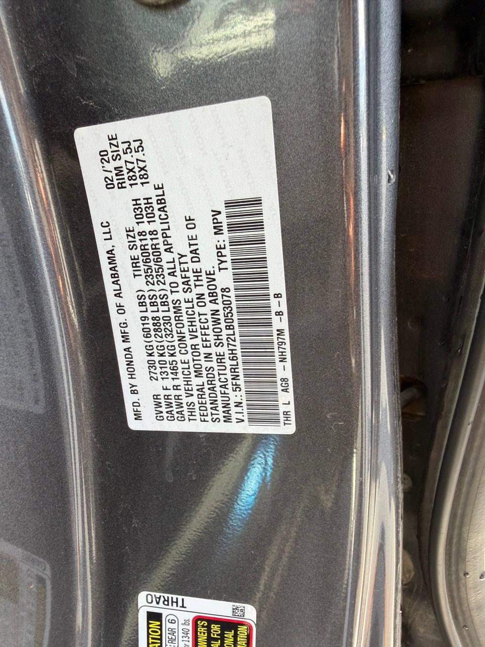 Used 2020 Honda Odyssey EX-L image 14