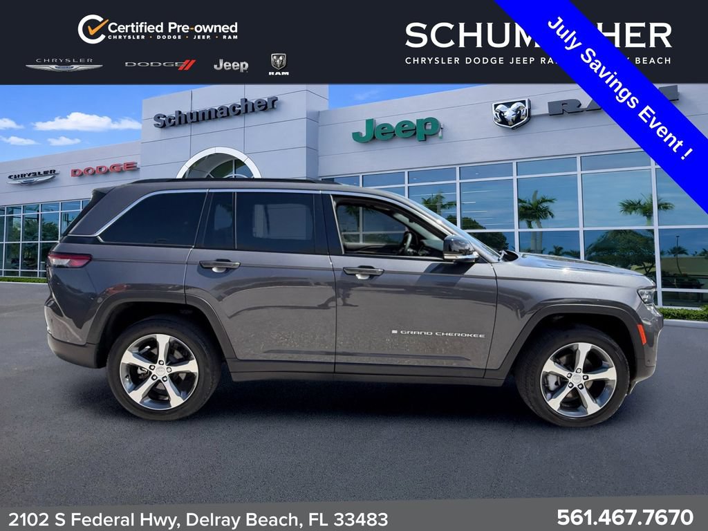 Certified 2024 Jeep Grand Cherokee Limited w/ Luxury Tech Group II RWD image 8