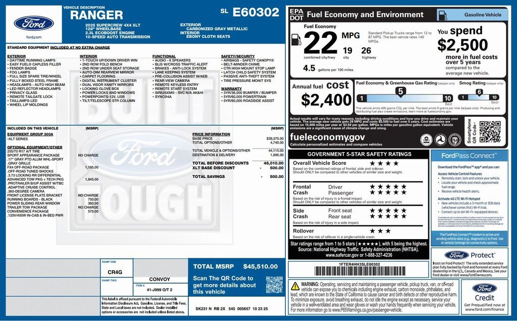 New 2025 Ford Ranger XLT image 2