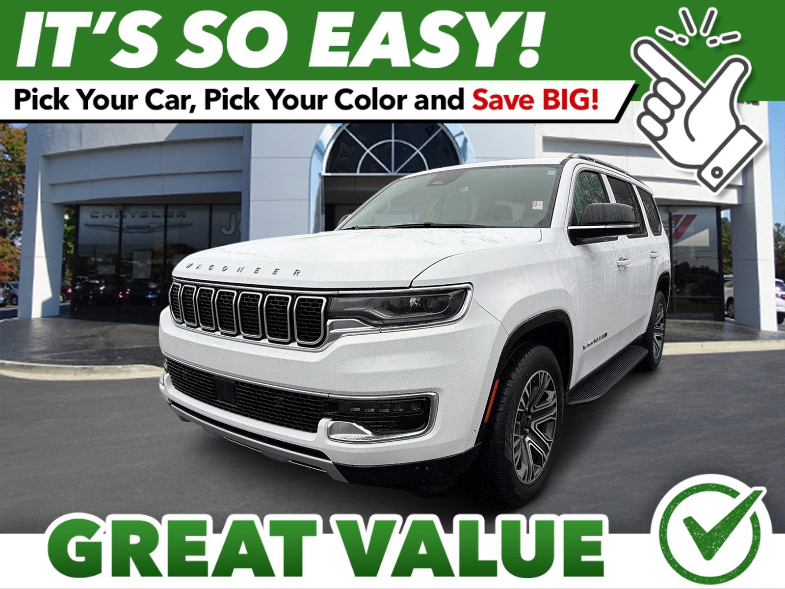 Used 2024 Jeep Wagoneer Series II w/ Flexible Seating Group