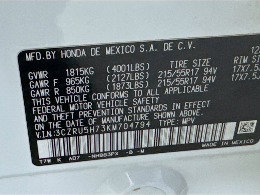 Used 2019 Honda HR-V EX-L image 40