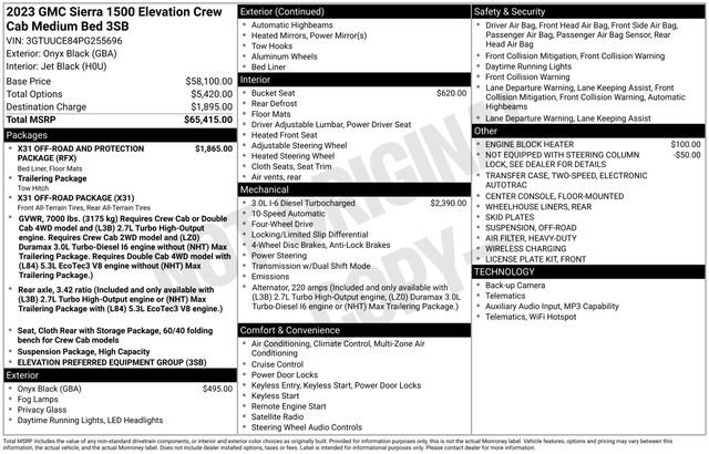 Used 2023 GMC Sierra 1500 Elevation image 2
