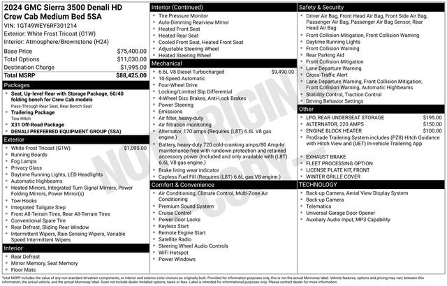 Used 2024 GMC Sierra 3500 Denali AWD/4WD image 47