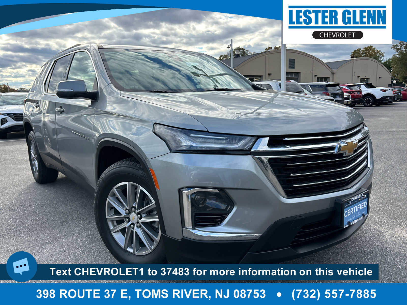 Certified 2023 Chevrolet Traverse LT