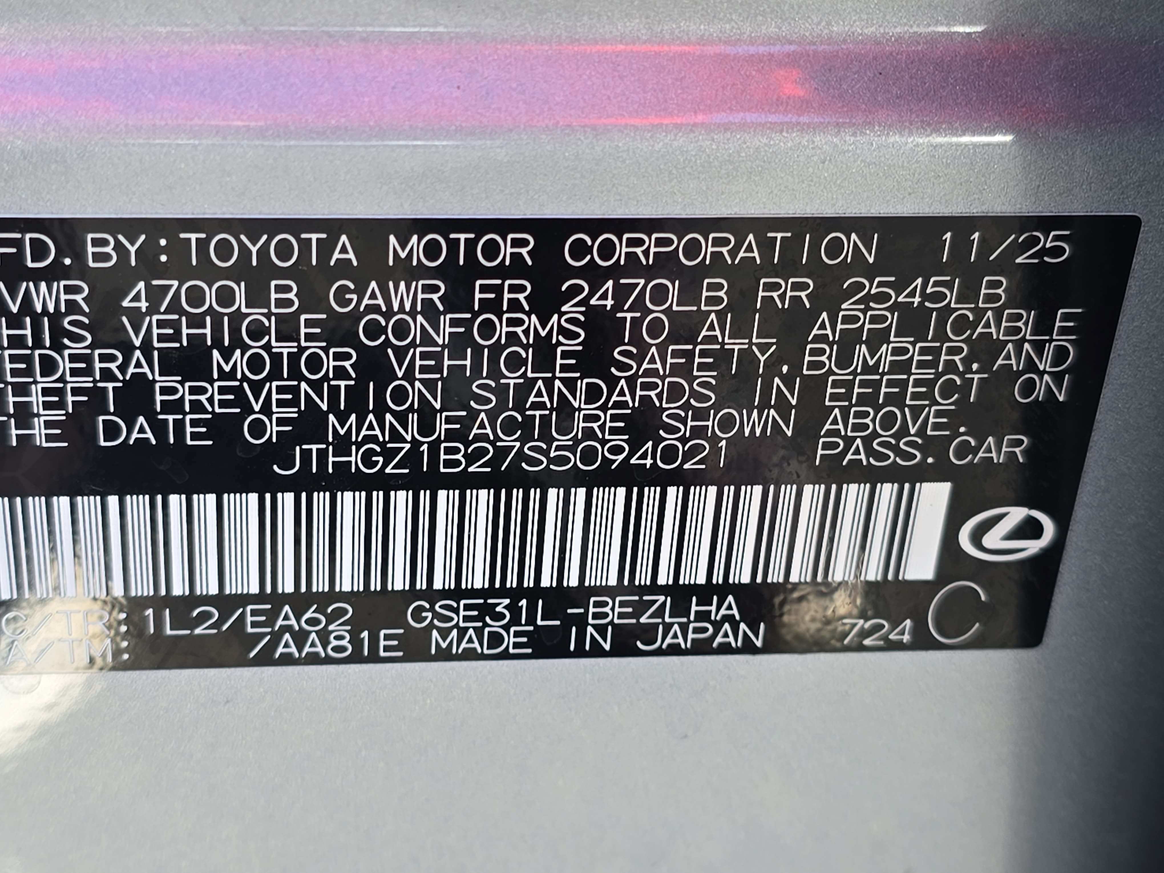 Used 2025 Lexus IS 350 F Sport w/ Navigation Package RWD image 34