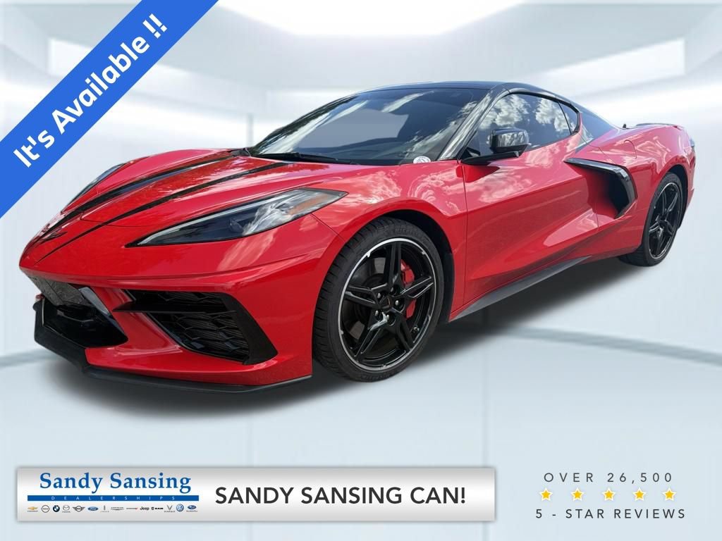 Used 2022 Chevrolet Corvette Stingray Premium Cpe w/ Z51 Performance Package RWD image 1