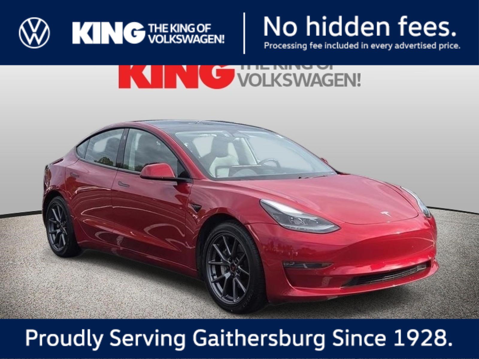 Used 2021 Tesla Model 3 Standard Range Plus