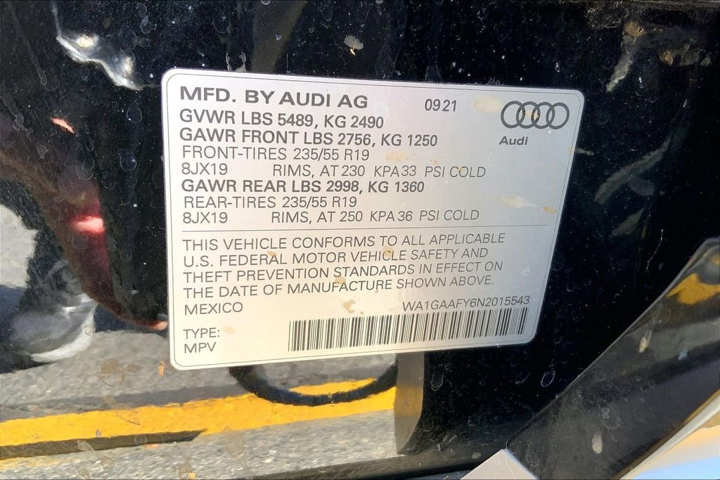 Used 2022 Audi Q5 2.0T Premium w/ Convenience Package image 33