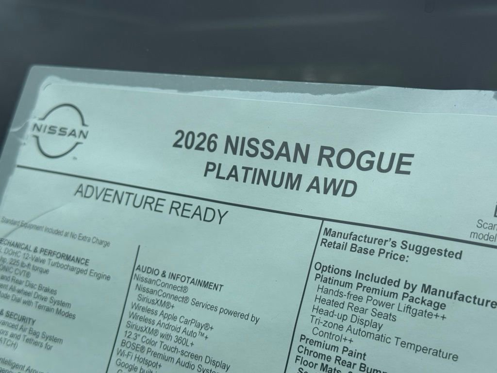 New 2026 Nissan Rogue Platinum image 25
