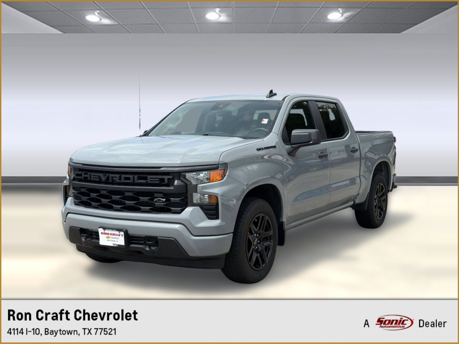Certified 2024 Chevrolet Silverado 1500 Custom w/ LPO, Dark Essentials Package RWD image 1