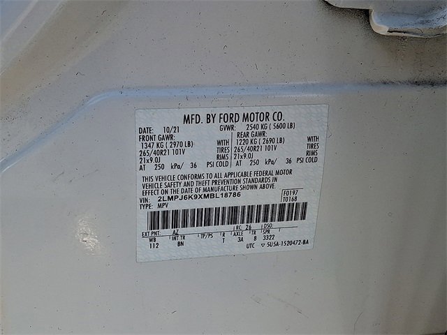 Used 2021 Lincoln Nautilus Reserve w/ Equipment Group 201A image 28