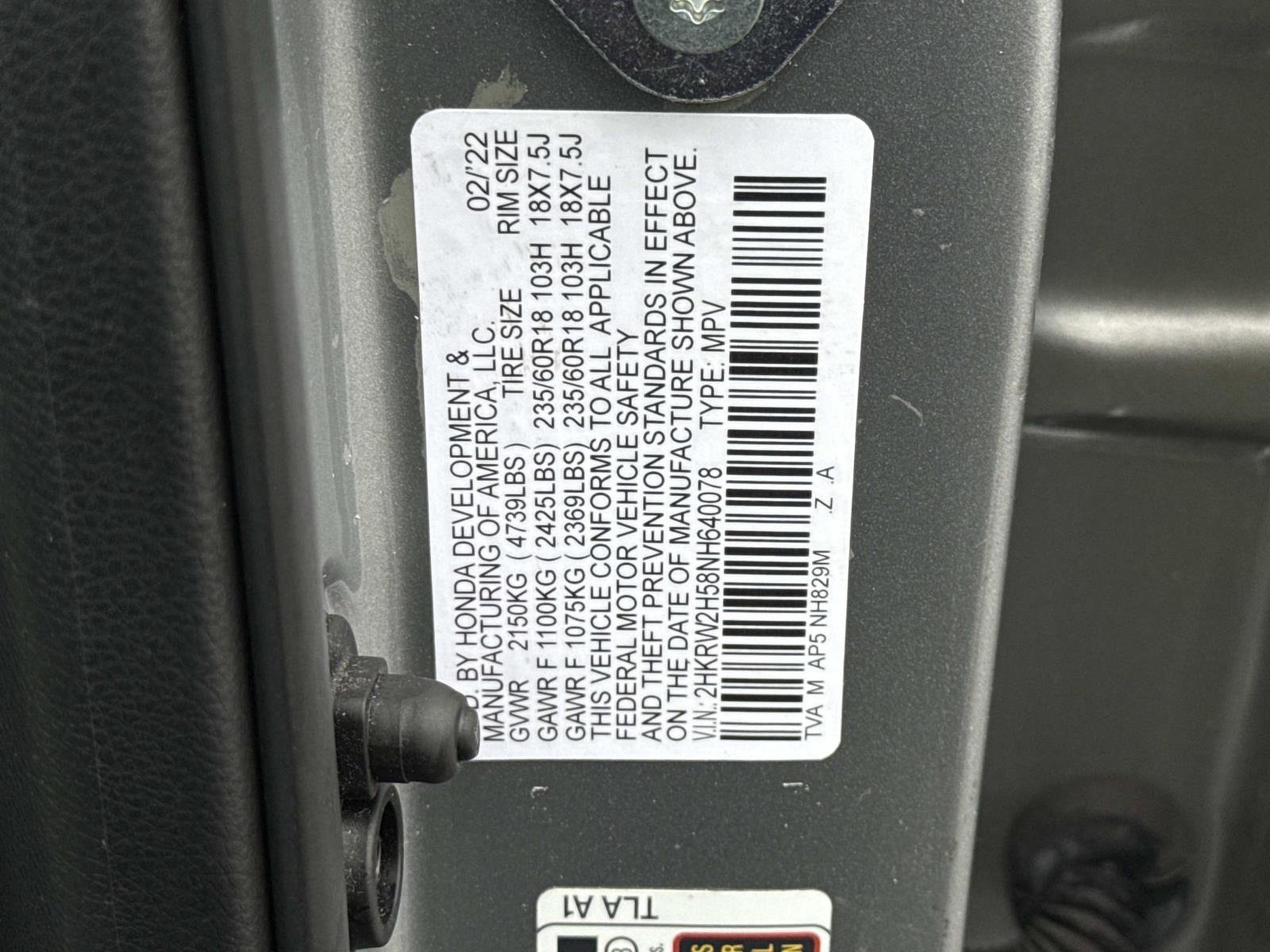 Used 2022 Honda CR-V EX image 30