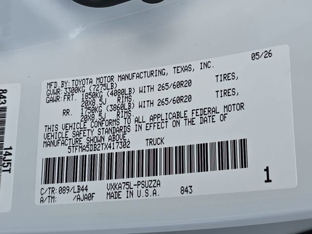 New 2026 Toyota Tundra 1794 Edition AWD/4WD image 35