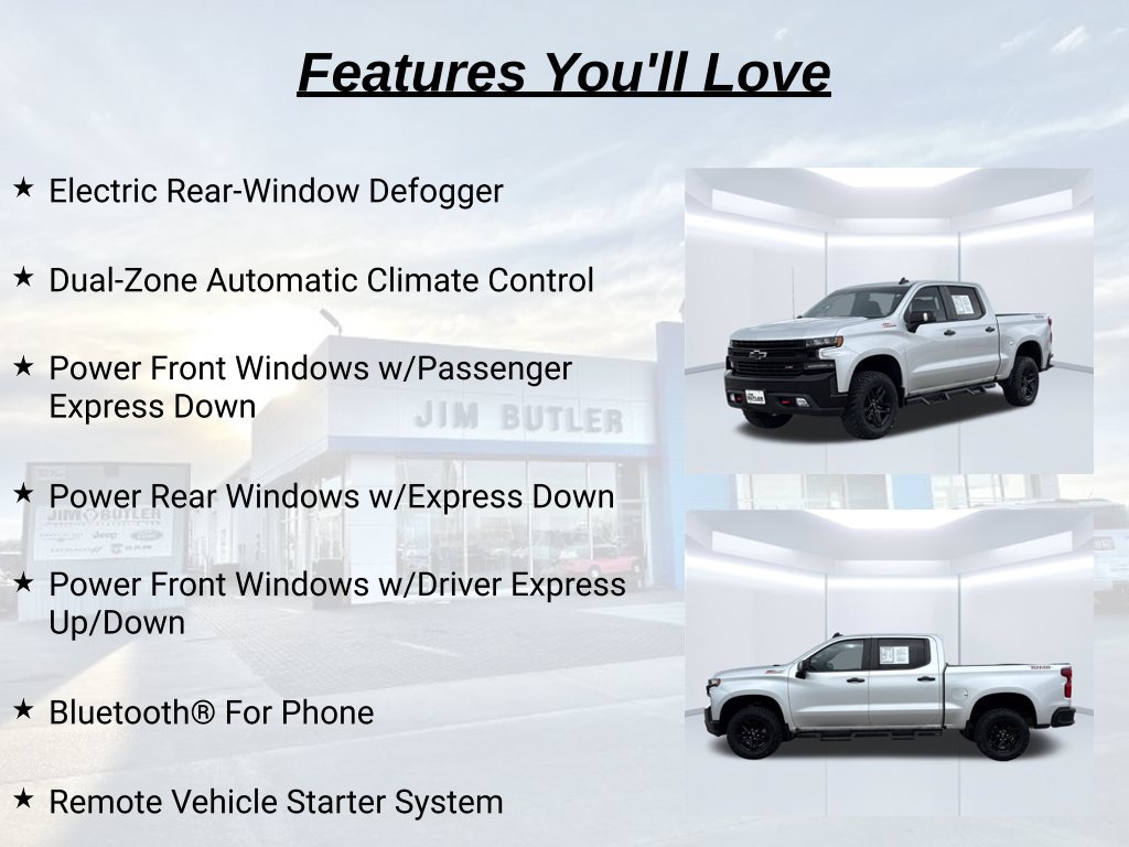 Used 2021 Chevrolet Silverado 1500 LT Trail Boss w/ Convenience Package II AWD/4WD image 42