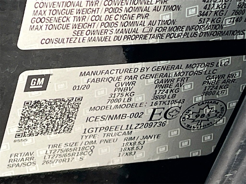 Used 2020 GMC Sierra 1500 AT4 image 34