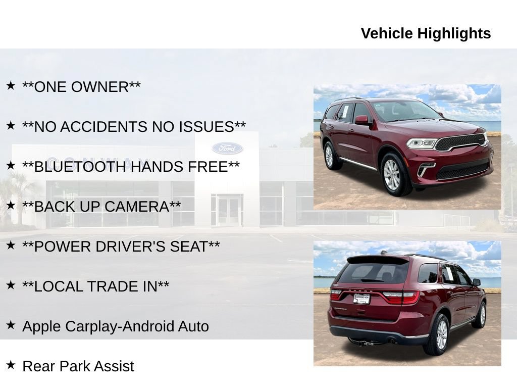 Used 2021 Dodge Durango SXT RWD image 6