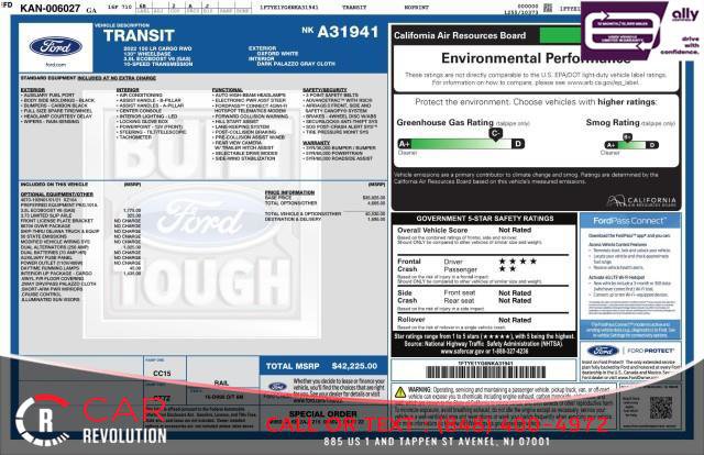 Used 2022 Ford Transit 150 Low Roof w/ Interior Upgrade Package image 10