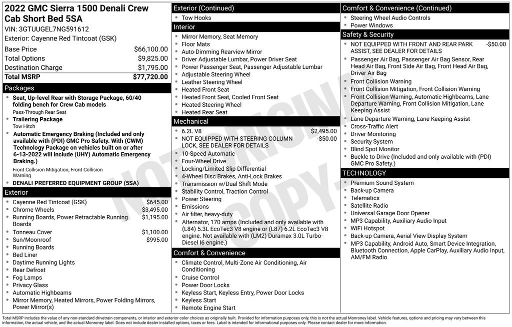 Certified 2022 GMC Sierra 1500 Denali image 6