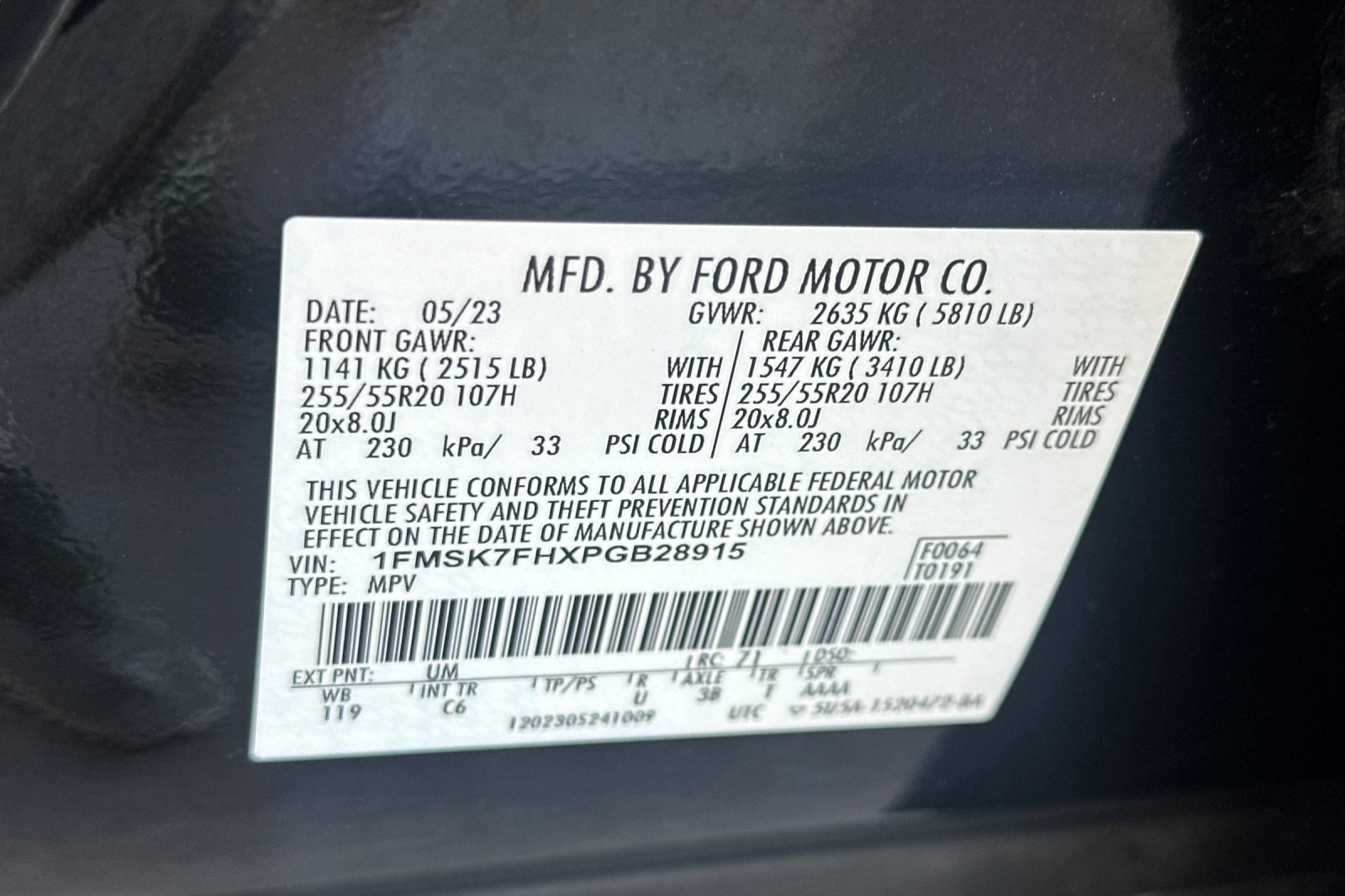 Used 2023 Ford Explorer Limited w/ Limited Technology Package RWD image 37