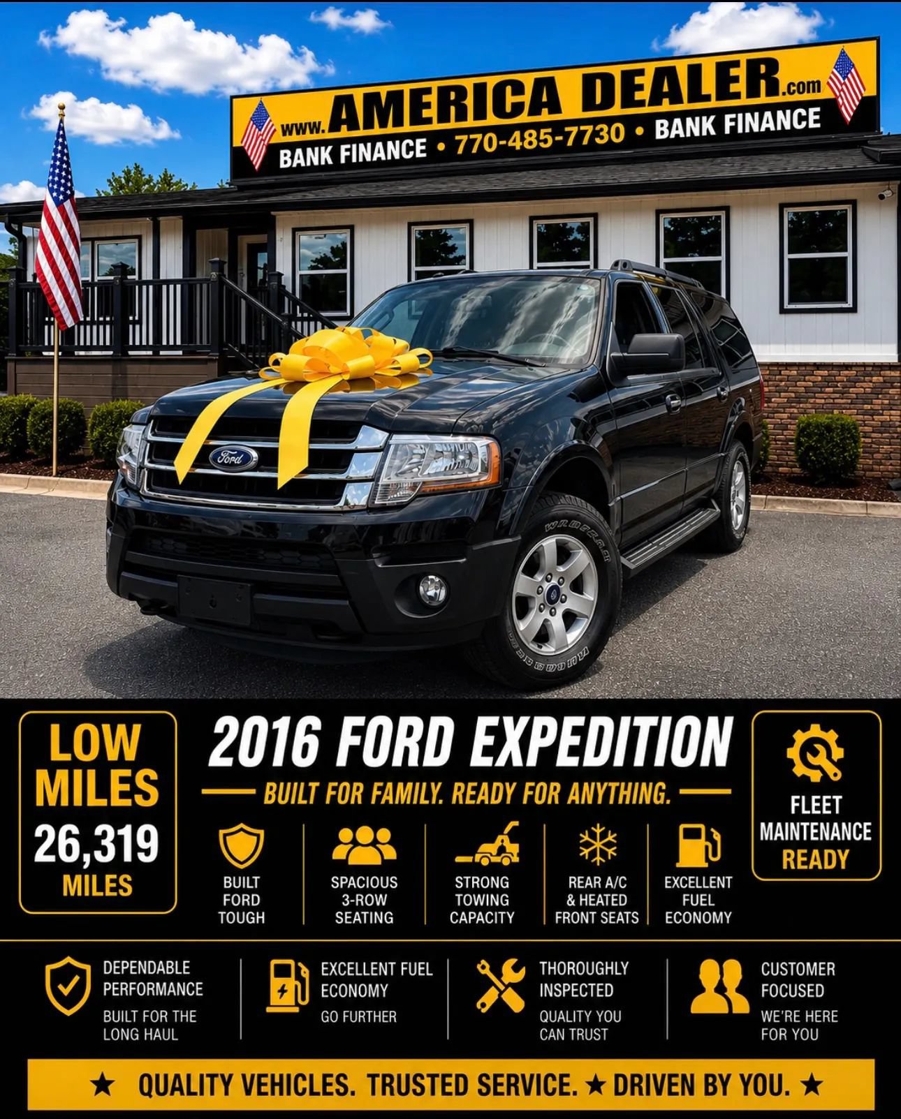 Used 2016 Ford Expedition XL w/ Equipment Group 101A
