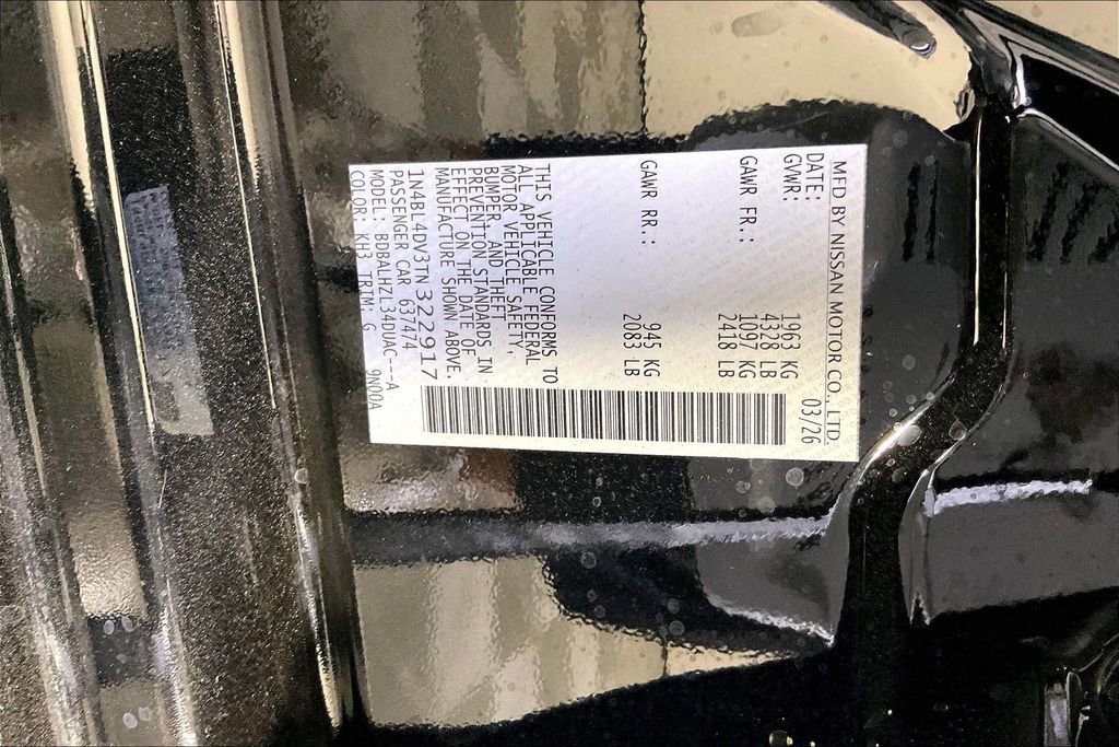 New 2026 Nissan Altima 2.5 SV w/ SV Special Edition Package image 27