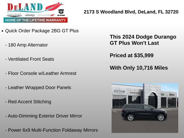 Used 2024 Dodge Durango GT AWD/4WD image 6