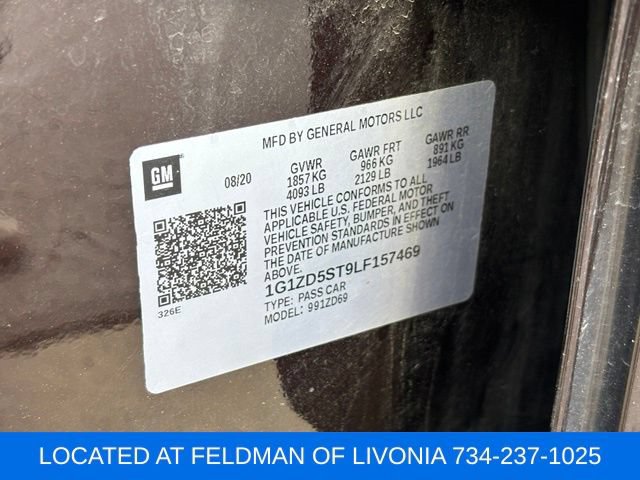 Used 2020 Chevrolet Malibu LT FWD image 10