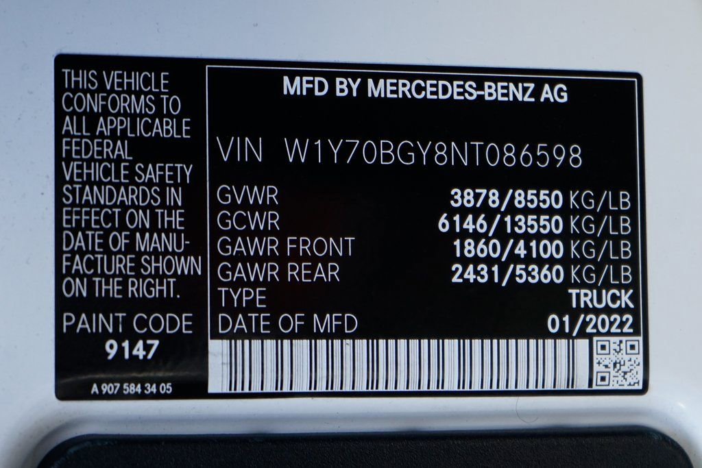 Used 2022 Mercedes-Benz Sprinter 1500 image 42