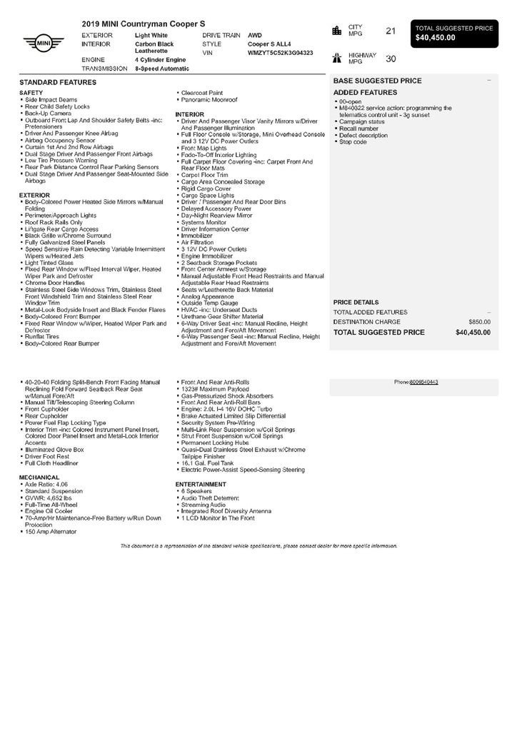 Used 2019 MINI Cooper Countryman S image 3