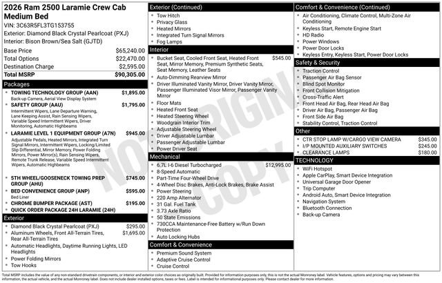 New 2026 RAM 2500 Laramie w/ Towing Technology Group AWD/4WD image 5