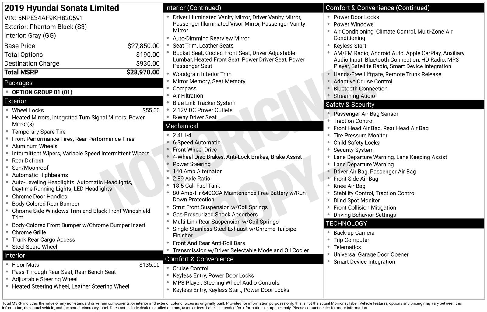 Used 2019 Hyundai Sonata Limited image 26