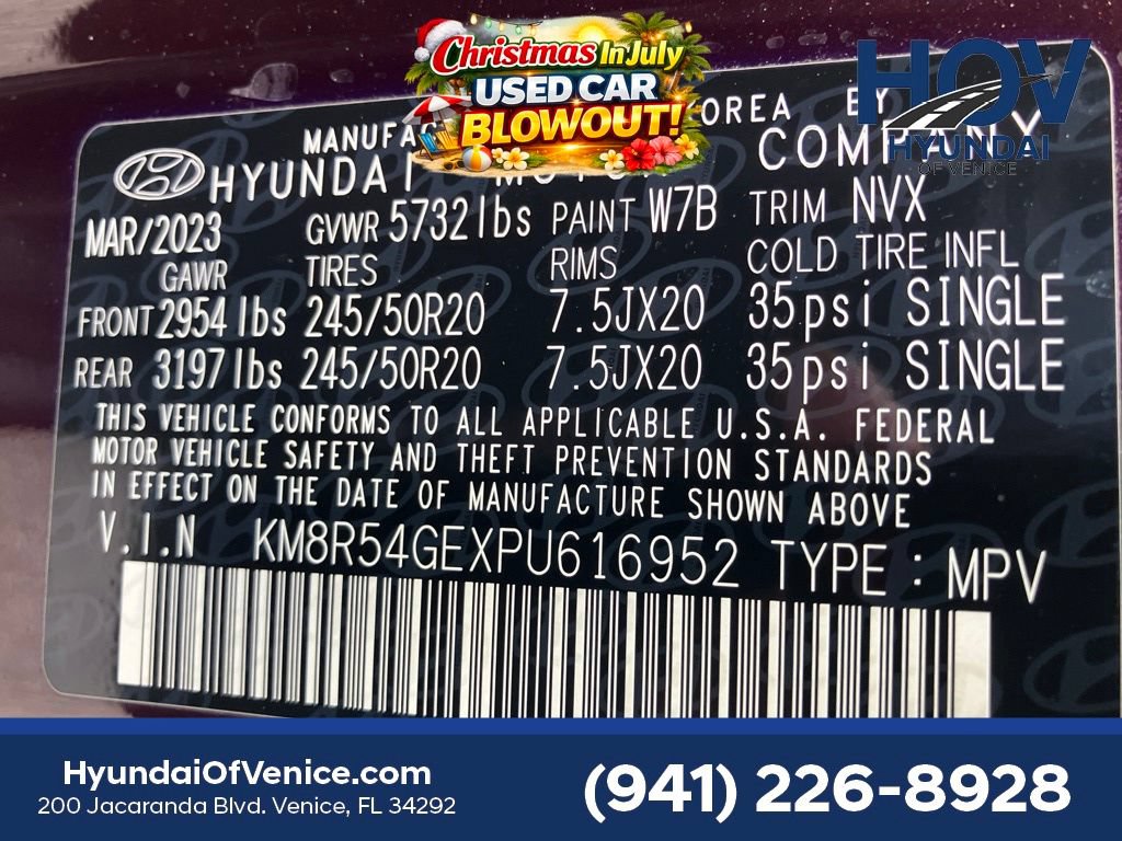 Used 2023 Hyundai Palisade Limited FWD image 68