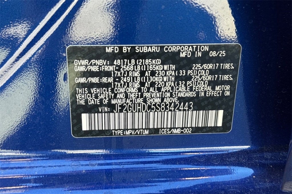 New 2025 Subaru Crosstrek 2.5i Premium image 22