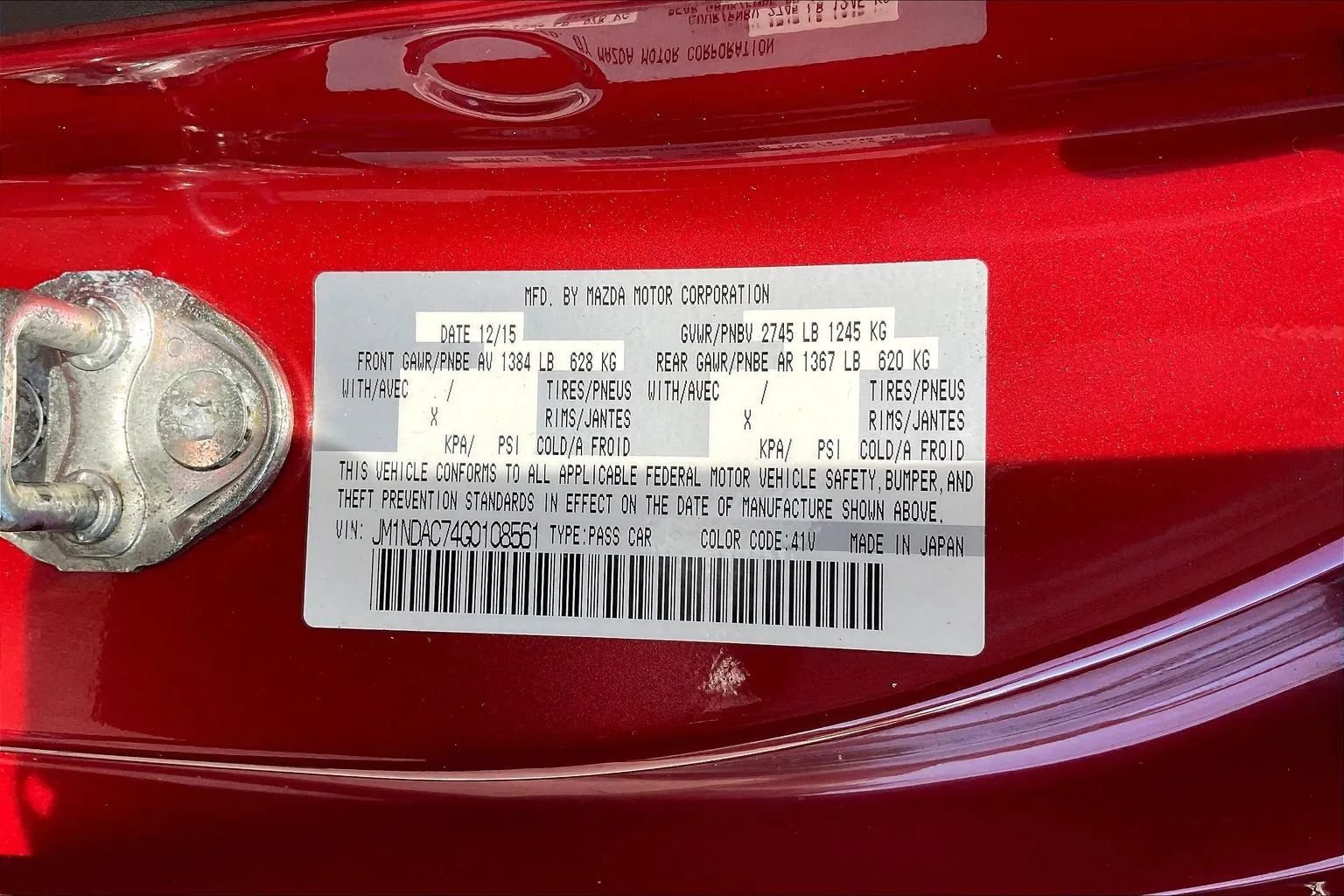 Used 2016 MAZDA MX-5 Miata Club w/ Brembo/BBS Package RWD image 18