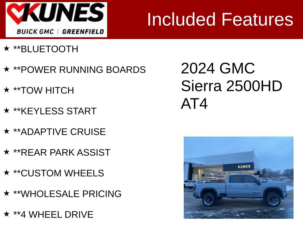 Used 2024 GMC Sierra 2500 AT4 w/ AT4 Premium Plus Package image 3